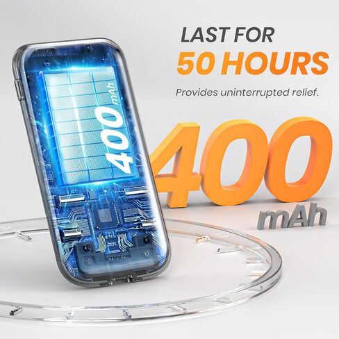 AVCOO 3-in-1 TENS Unit Muscle Stimulator with 24 Modes, 30 Intensities EMS Massage Machine for Shoulder, Back Pain Relief Therapy, Dual-Channel Electronic Pulse Massager with Type-C Port, 10 Pads in Kuwait