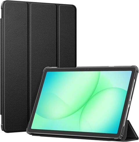 Fintie Slim Case for Samsung Galaxy Tab A9 Plus/A9+ 5G 11 Inch 2023 Model (SM-X210/X216/X218), Ultra Thin Lightweight Hard Back Shell Tri-Fold Stand Cover with Auto Wake/Sleep, Black in Kuwait