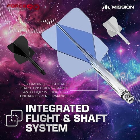 مهمة السهام القوة 90 | نظام طيران وعمود متكامل مصبوب بدقة، حزمة من 3 رحلات وسيقان احترافية عالية التحمل | المعيار رقم 2 (التدرج الأخضر، تويني) in Kuwait