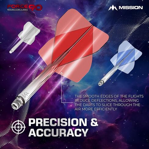 مهمة السهام القوة 90 | نظام طيران وعمود متكامل مصبوب بدقة، حزمة من 3 رحلات وسيقان احترافية عالية التحمل | المعيار رقم 2 (التدرج الأخضر، تويني) in Kuwait