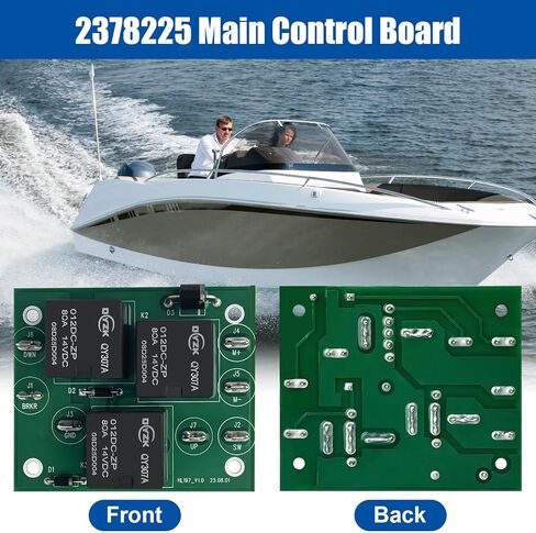 2378225 لوحة دوائر كهربائية لـ Minn Kota Deckhand 40 مجموعة استبدال لوحة التحكم الرئيسية مقاومة للماء in Kuwait