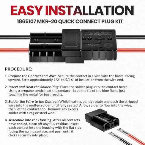 1865107 MKR-20 Quick Connect Plug Fits 6–12 Gauge Wires for Minn Kota Edge, Riptide, Terrova, Fortrex, Maxxum, Traxxis Models, Trolling Motor Quick Connector Kit in Saudi Arabia