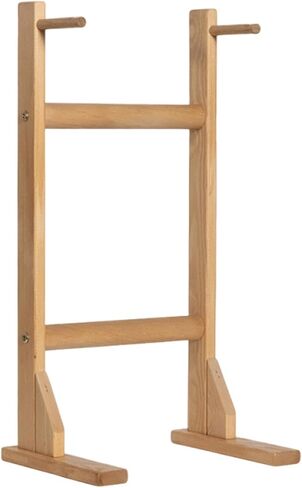 DYNWAVE Wooden Gong Stand up to 15.75inch Gongs Multipurpose Portable Display Holder Wind Chime Wood Stand for Desktop, Yoga Tea Room in Saudi Arabia