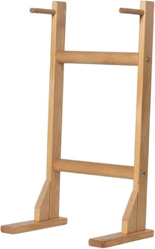 Colaxi Wooden Gong Stand Chime Stand Portable Display Sound up to 15.75inch Gongs Holder for Studios Tea Room Yoga Tabletop in Saudi Arabia