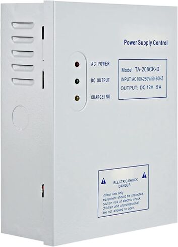DAN&DRE DC Power Supply Control 22×18×8 DC 12V 5A AC 110 240V Door Access Control System Switching Power Supply in Saudi Arabia