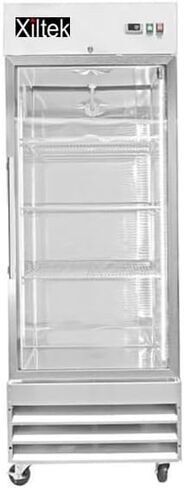 Xiltek 29" Stainless Steel and Glass Door Commercial Reach-in Freezer - 23 cu. ft in Kuwait