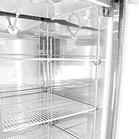 Xiltek 29" Stainless Steel and Glass Door Commercial Reach-in Freezer - 23 cu. ft in Kuwait