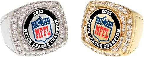 Custom Fantasy Football FFL Logo Ring in Saudi Arabia
