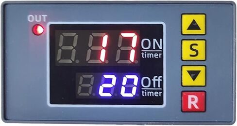 12V24V AC110V220V 20A 1500W وحدة مرحل تأخير الوقت، تأخير تشغيل الطاقة، مفتاح التحكم في التوقيت الدوري، مؤقت 1-999S (تيار مستمر 12 فولت) in Kuwait