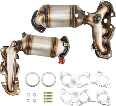 محول حفاز متوافق مع 2002-2003 لكزس ES300 3.0L استبدال 16466/16465/17140-20080/25052-20170 محول حفاز عالي التدفق من الفولاذ المقاوم للصدأ in Kuwait