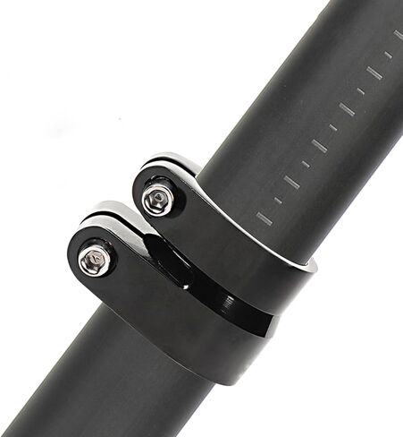 Double Layer Bike Seat Post Clamp 31.8mm 34.9mm Quick Release Seatpost Collar Cycling Bicycle Accessory Easy Install MTB Road Bike Parts in Kuwait
