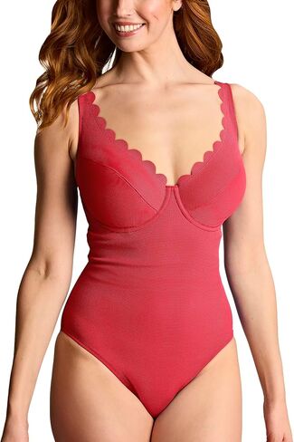 Spirit Rita Plunge One Piece Swimsuit Black 34DD in Kuwait