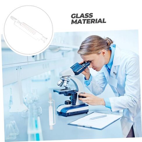 Pressure Equalizing Glass Separatory Funnel Cylindrical Laboratory Liquid Funnel with PTFE Piston for Chemical Experiments Glass Distiller Device for Schools and Labs in Kuwait