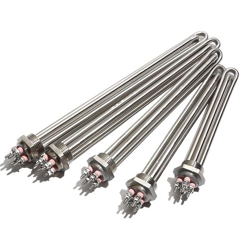 1pc Solar Heater Element G1 1" DN25, 304 Stainless Steel, 1.5-5.5KW, 220V, 32mm Tube for Solar Water Heating Systems(with locknut,220V-4.5KW 310mmL) in Saudi Arabia