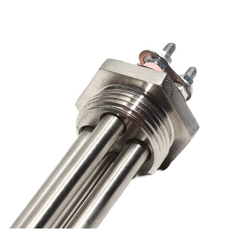 1pc Solar Heater Element G1 1" DN25, 304 Stainless Steel, 1.5-5.5KW, 220V, 32mm Tube for Solar Water Heating Systems(with locknut,220V-4.5KW 310mmL) in Saudi Arabia