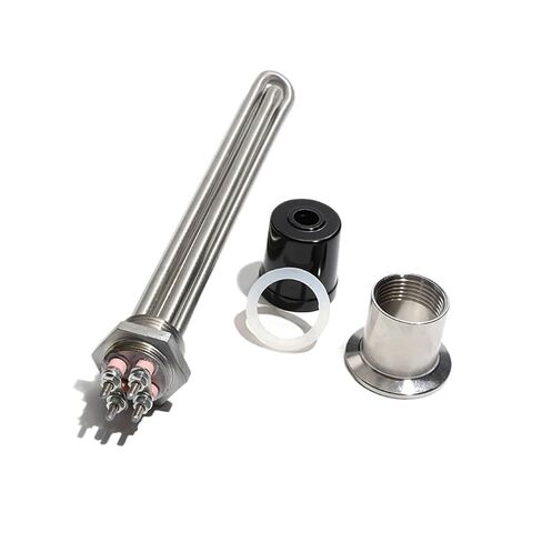 1pc Solar Heater Element G1 1" DN25, 304 Stainless Steel, 1.5-5.5KW, 220V, 32mm Tube for Solar Water Heating Systems(with locknut,220V-4.5KW 310mmL) in Kuwait