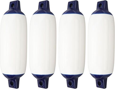 4PCS Inflatable Boat Bumper, Marine PVC Docking Bumper with 1.5m Cable for Yachts Canoes Pontoons, in Saudi Arabia