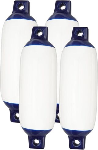 4PCS Inflatable Boat Bumper, Marine PVC Docking Bumper with 1.5m Cable for Yachts Canoes Pontoons, in Saudi Arabia