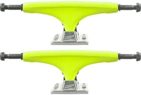 Alloy Yellow/Polished Skateboard Trucks - 5.5" Hanger 8.25" Axle (Set of 2) in Saudi Arabia