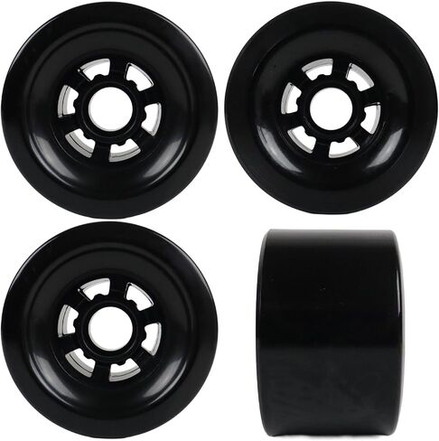Slant Longboard Trucks with Extra Large Wheels, ABEC 7 Bearings, Hardware, and Risers in Saudi Arabia