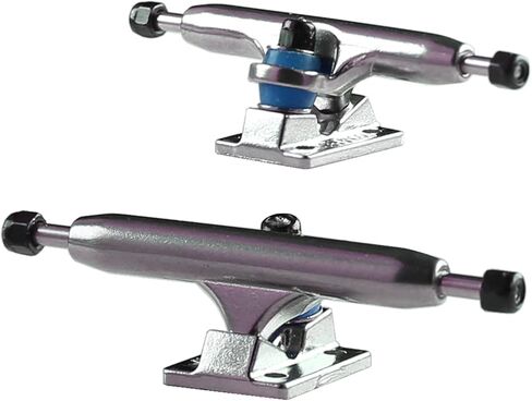 DIY Mini Skateboarding Truck PRO Fingerboard 34mm Sliver Noah Truck (Black Lock nut +Bule PU) in Kuwait