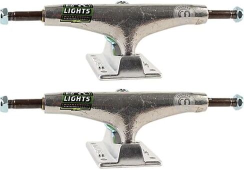 Thunder Trucks 147mm Polished II Lights Skateboard Trucks - 5.25" Hanger 8.0" Axle (Set of 2) in Kuwait