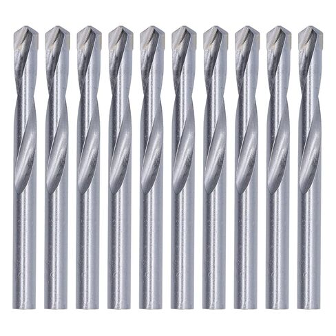 10Pcs Tungsten Steel Twist Bit Kit Straight Shank Engraving End Mill with High Hardness Wear Efficient Cutting for Drilling Milling in Kuwait