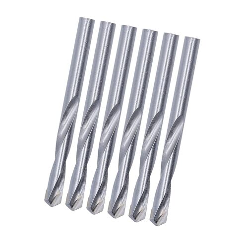 10Pcs Tungsten Steel Twist Bit Kit Straight Shank Engraving End Mill with High Hardness Wear Efficient Cutting for Drilling Milling in Kuwait