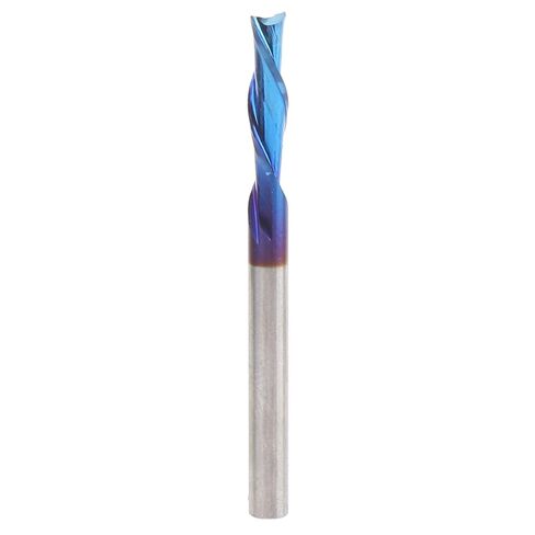 2‑Flute Milling Cutter Blue ‑ Plated Tungsten Steel Accessories 3.175 x 3.175 x 10 x 40 in Saudi Arabia