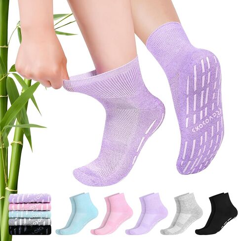Diabetic Socks with Grippers for Men Women,5 Pairs Socks Size 6-9 9-12 in Kuwait