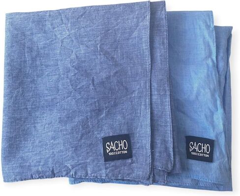 وشاح رأس القطن Sacho للنساء ، وشاح قطن مربع للنساء Tichel خفيفة الوزن ، شال الصيف ، عصابات القطن ، الصلبة in Kuwait