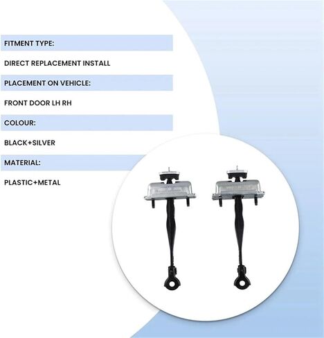 Door Check Bracket for Edge 2015-2019 2020 Ft4Br23552Ab Door Hinge Strap 2Pieces Front Door Hinged Check Strap Limit Rod Stop Ft4B-R23552-Ab Stop Strap in Saudi Arabia