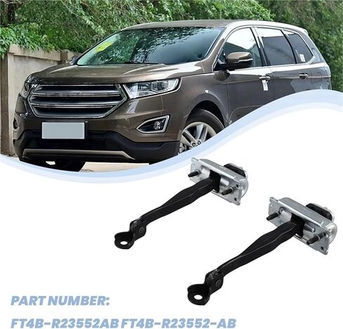 Door Check Bracket for Edge 2015-2019 2020 Ft4Br23552Ab Door Hinge Strap 2Pieces Front Door Hinged Check Strap Limit Rod Stop Ft4B-R23552-Ab Stop Strap in Saudi Arabia