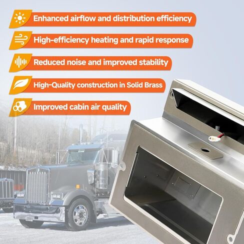 Heater Aluminum Box Fit for Kenworth W900 / W900L, W900B, T600 / T660, T800 AC, HVAC Box Includes All Parts OEM Parts F31-1036-1, F31-10361, F31-1064-11112 42100002 in Kuwait