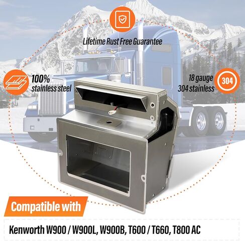 Heater Aluminum Box Fit for Kenworth W900 / W900L, W900B, T600 / T660, T800 AC, HVAC Box Includes All Parts OEM Parts F31-1036-1, F31-10361, F31-1064-11112 42100002 in Kuwait