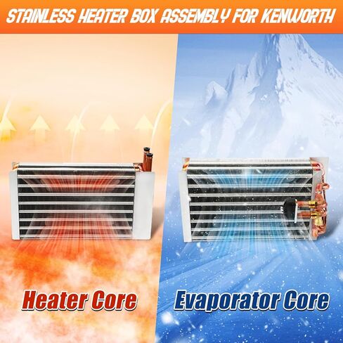 Heater Aluminum Box Fit for Kenworth W900 / W900L, W900B, T600 / T660, T800 AC, HVAC Box Includes All Parts OEM Parts F31-1036-1, F31-10361, F31-1064-11112 42100002 in Kuwait