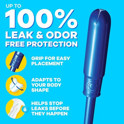 Tampax Pearl Tampons Multipack, with LeakGuard Braid, Super/Super Plus/Ultra Absorbency, Unscented, 45 Count in Saudi Arabia