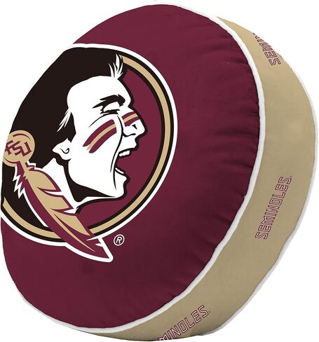 Logo Brands NCAA Florida State Seminoles Puff Pillow – Plush, Soft, Stretchy with Team Color Design in Saudi Arabia