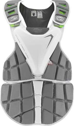 Maverik Max Lacrosse حارس مرمى حارس الصدر (X-Small) ، أبيض in Kuwait