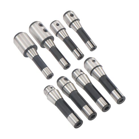 8 PCS Precision R8 End Mill Tool Holder Set (3/16"-1") for Milling Machine in Saudi Arabia