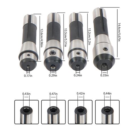 8 PCS Precision R8 End Mill Tool Holder Set (3/16"-1") for Milling Machine in Saudi Arabia