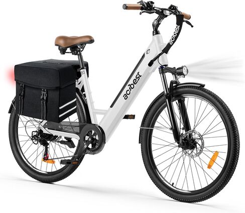ACTBEST Core Electric Bike for Adults - 468Wh Removable Battery, 26 inch Step Thru Electric Bicycle, Peak 750W Brushless Motor Cityrun Ebike, with 7 Speed, Up to 50 Miles, E-Bikes in Saudi Arabia