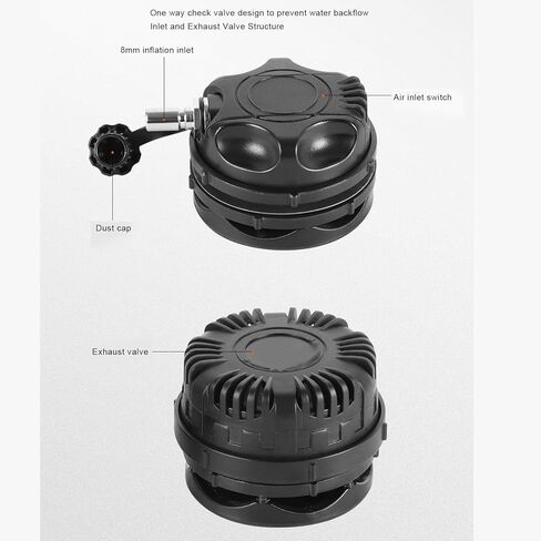 Diving Drysuit Replacement Valve Set with Abs Drysuit Inflator and Exhaust Valves, Water Proof Integrity & Sturdy Structure, Suitable for Snorkeling Diving Kayaking in Kuwait