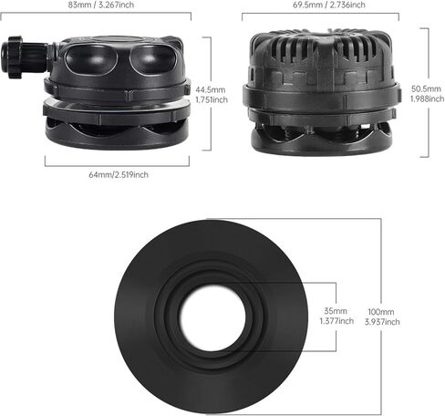 Diving Drysuit Replacement Valve Set with Abs Drysuit Inflator and Exhaust Valves, Water Proof Integrity & Sturdy Structure, Suitable for Snorkeling Diving Kayaking in Kuwait