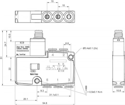 أجزاء للصمامات الاتجاهية S04-XS R422103556، R422103558 in Kuwait