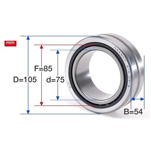 1PC Needle Roller Bearing RNA NA6908 6909 6910 6911 6912 6913 6914 6915 Bearings(Rna6915 Without Ring 85x105x54) in Saudi Arabia