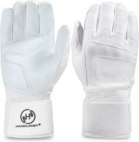 HANDLANDY Baseball Batting Gloves for Men & Women, Breathable Softball Batting Gloves with Long Cuff for Adult in Kuwait
