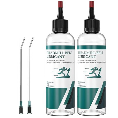 Treadmill Belt Lubricant, 100% Silicone Treadmill Lube High-Temperature Resistant Stable Lubricant, with Application Tubes and Precision Screw Caps 500cs, 4.2 Ounce in Kuwait