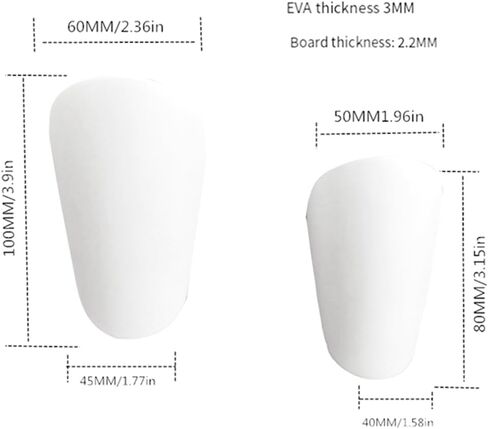 Blanks Sublimation Sports Soccer Shin Pad Leg Support Football Shinguard for Teens Personalized Gift 10Pair in Saudi Arabia