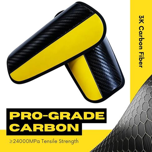 Pro Carbon Fiber Soccer Shin Guards, One Size Fits All, Dual Shell Design with 24000MPa Tensile Strength, Portable Carrying Case in Kuwait
